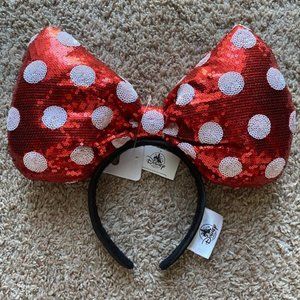 Disney Parks Big Large Bow Minnie Ears